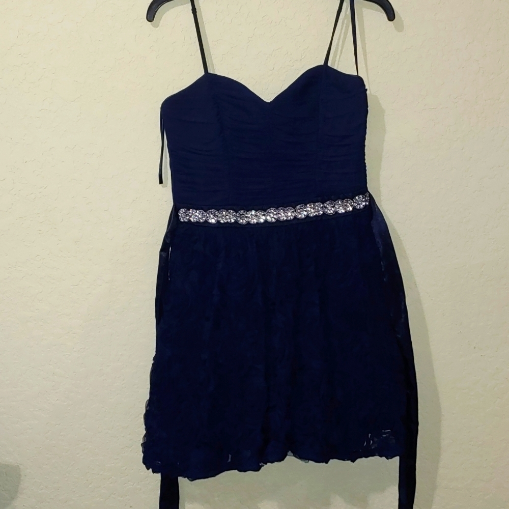 Navy Blue Cocktail Dress